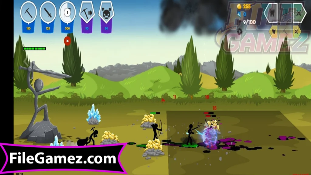 stick war saga mod menu game
