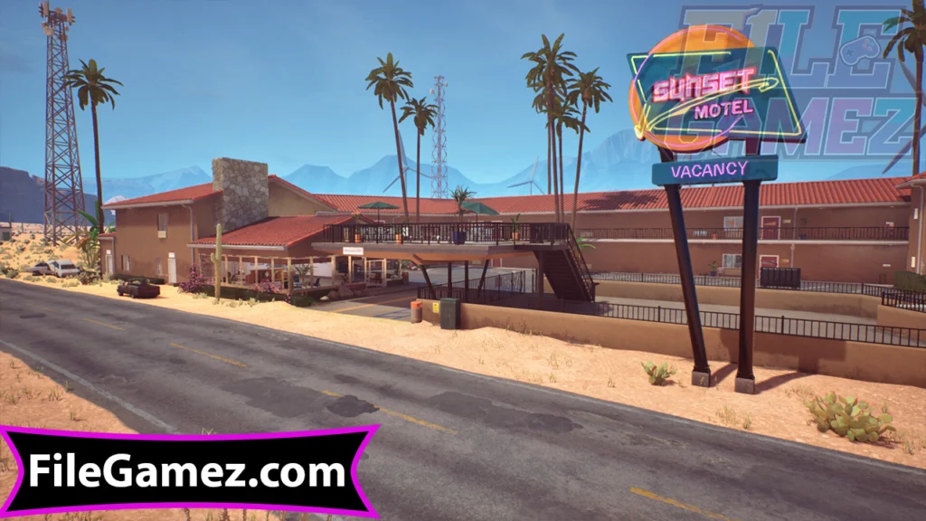 sunset motel game